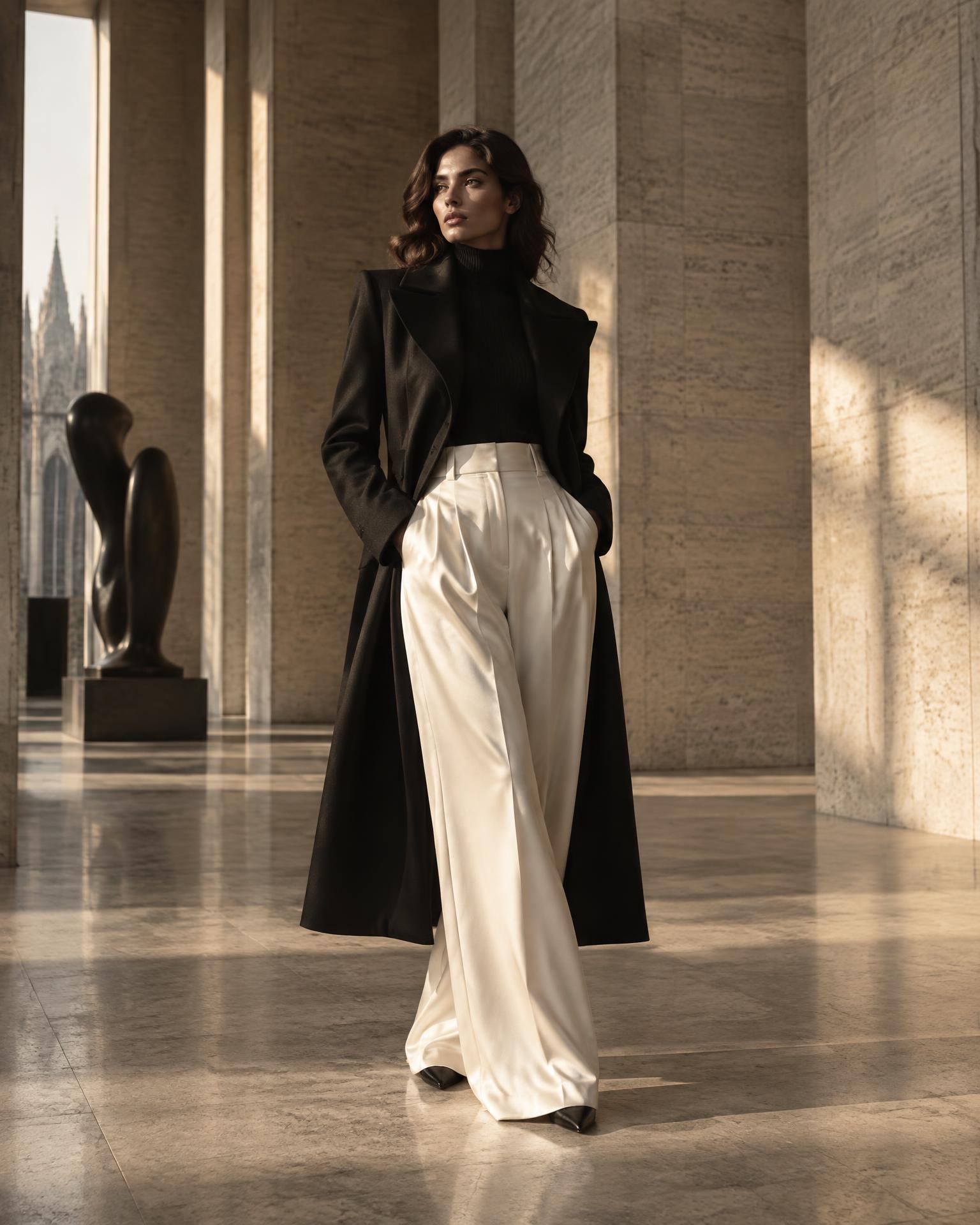Donna De Cadenze con sartoria architettonica